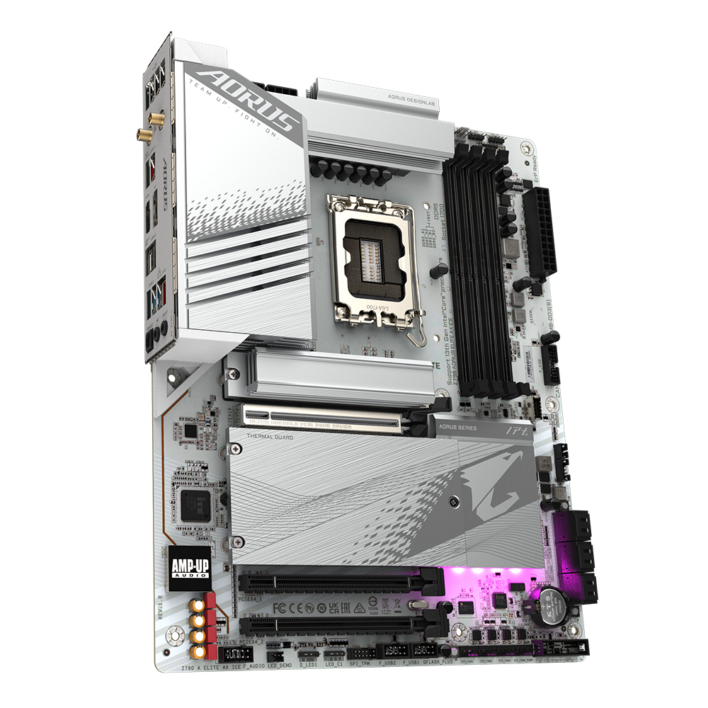 Bekijk afbeelding 4 van Gigabyte 1700 Z790 A ELITE AX ICE - DDR5/2xM.2/DP/HDMI